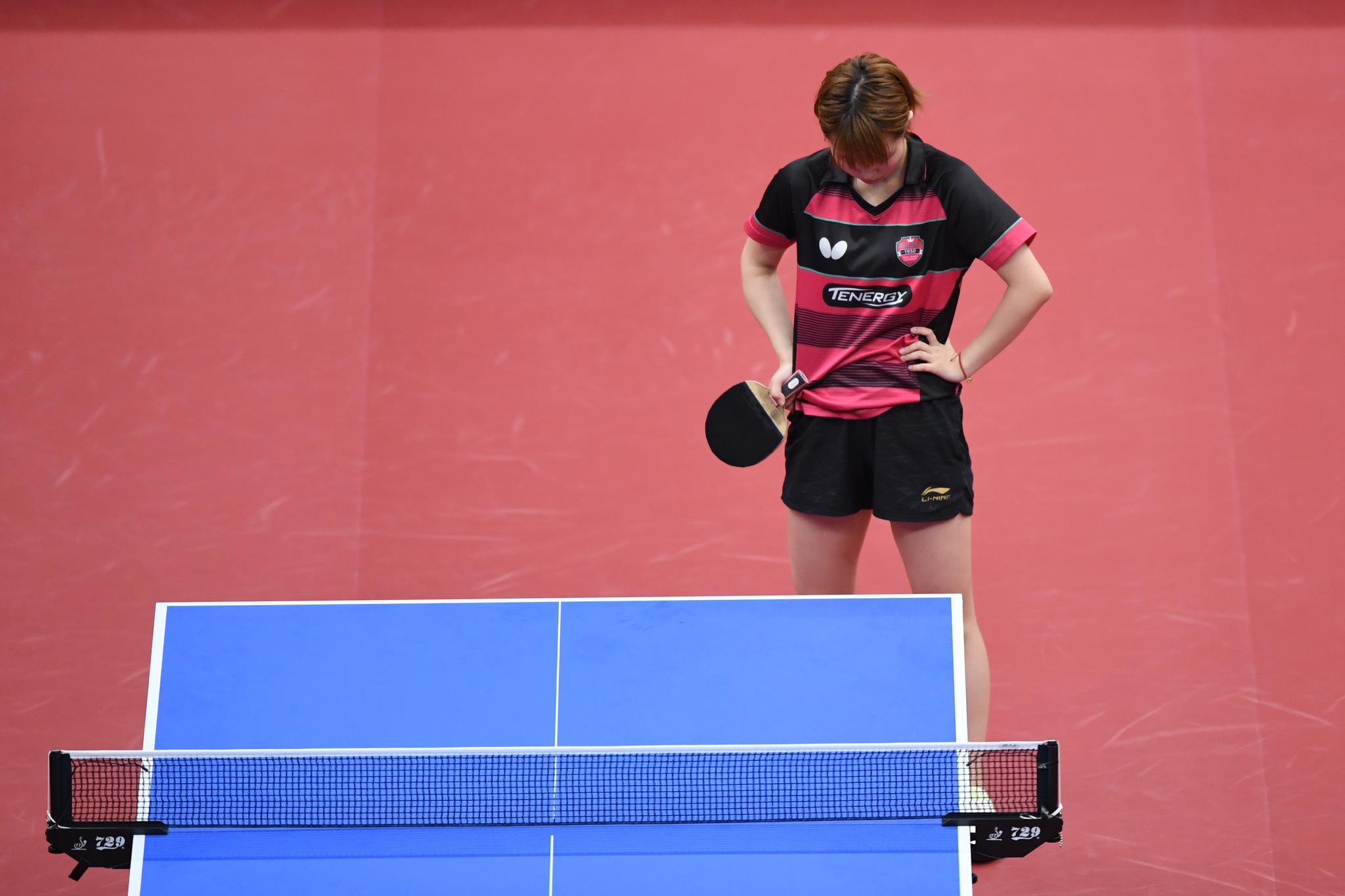 乒乓球——体校甲组女子团体决赛赛况