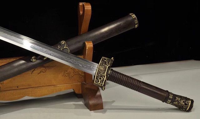 招财辟邪剑『尺寸』:全长108cm  柄长23cm  刃长77cm  刃厚0.