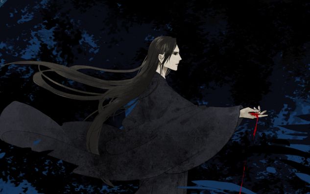 天官赐福之四大害壁纸血雨探花白衣祸世黑水沉舟青灯夜游