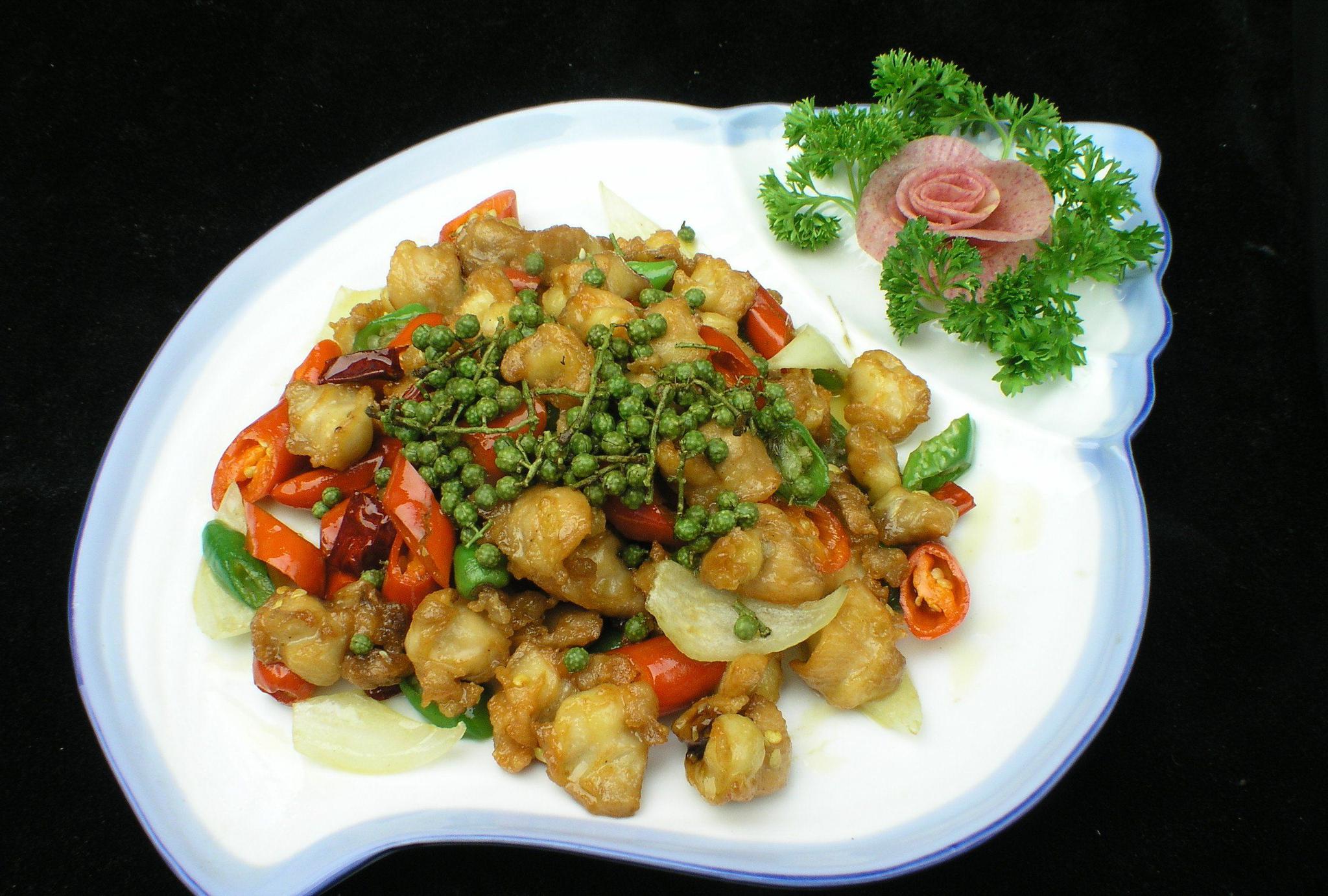 美食图片欣赏——香麻花椒菜品1