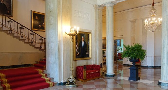 这里是美国总统的官邸,有上世纪法国宫殿的感觉!