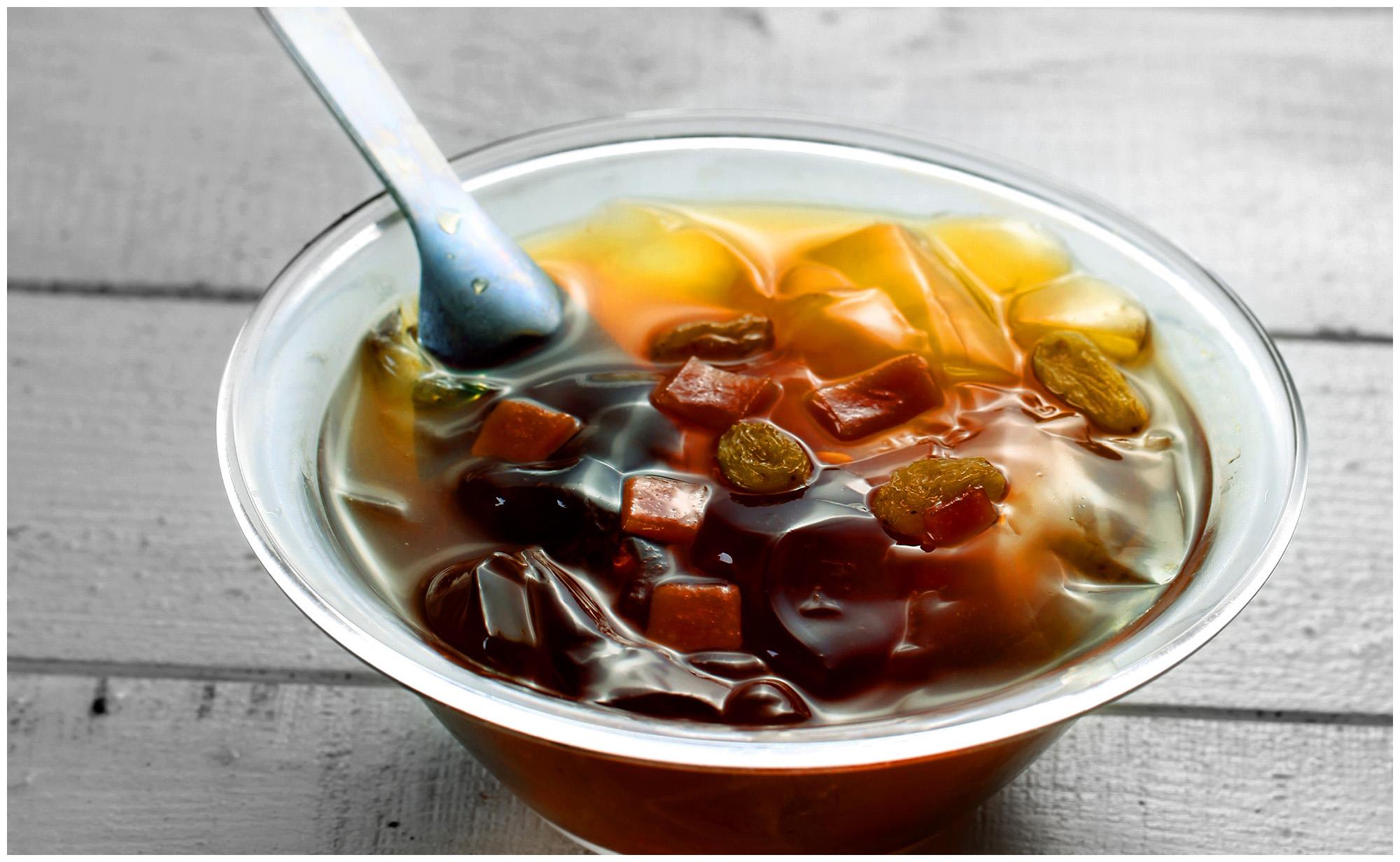 成都小吃——夏季凉快的红糖冰粉的制作方法