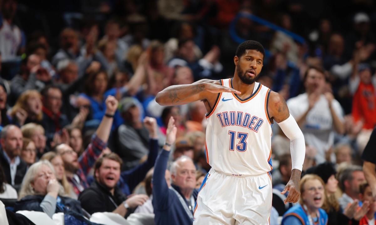 保罗乔治雷霆时期帅气高清壁纸 - 乔治壁纸电脑 - 实验室设备网