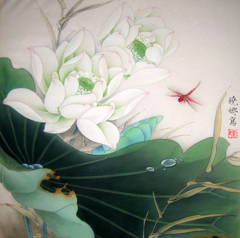 工笔画兰花欣赏与兰花的寓意和象征