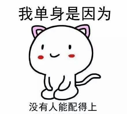 搞笑表情包:我独身是由于大家都以为我有对象!