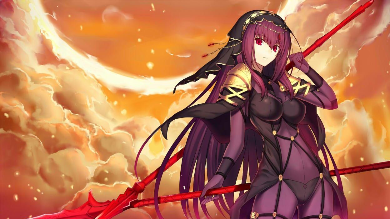 fate系列斯卡哈高清壁纸分享是时候抽一波师匠了