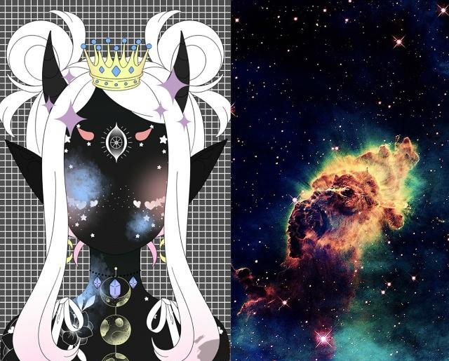 八大行星拟人化银河大佬虽好看,但地球小姐才是我们的最爱