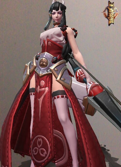 ar相机中的伽罗,和游戏中相差不大,依旧那么美.