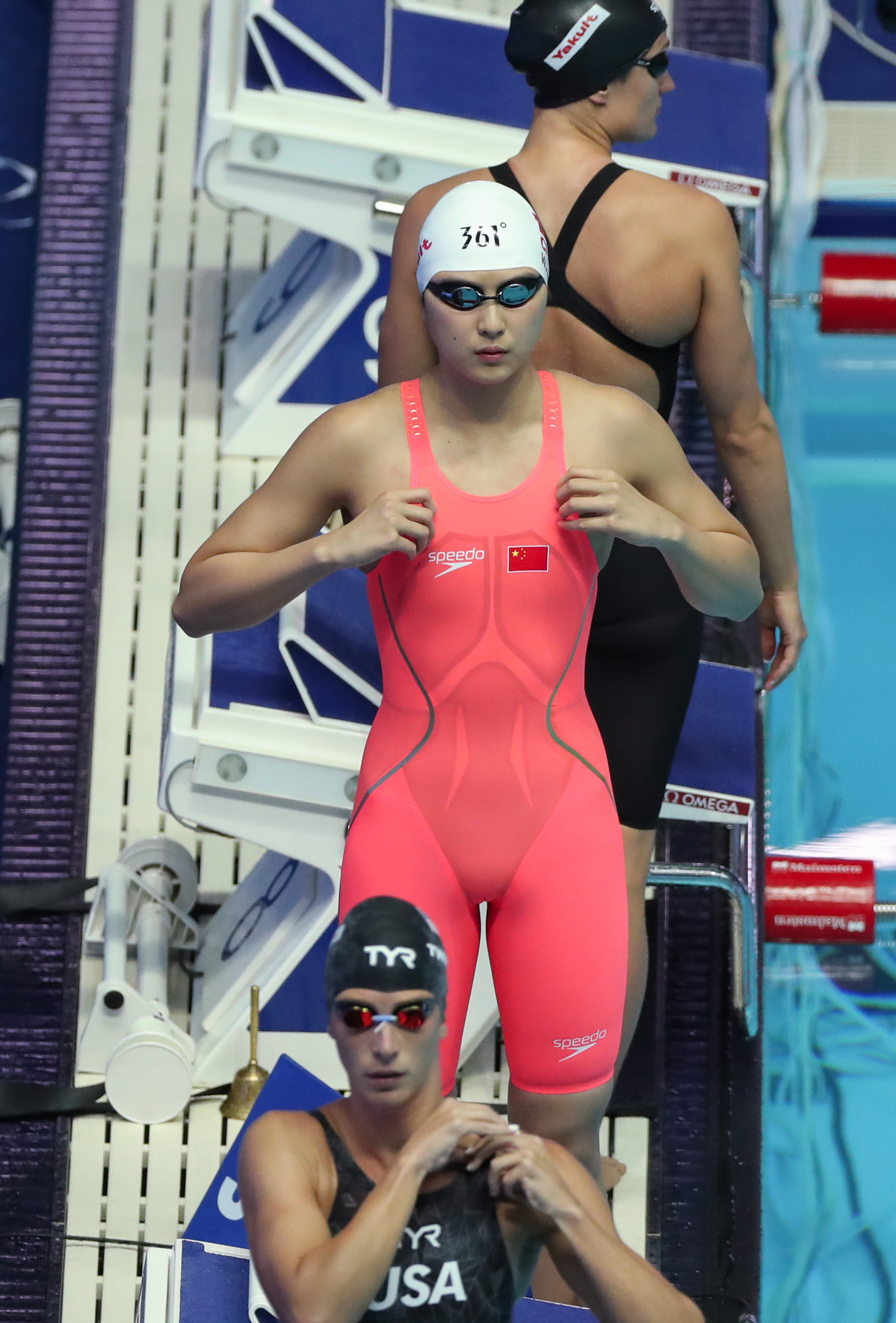 游泳——王简嘉禾获女子1500米自由泳季军