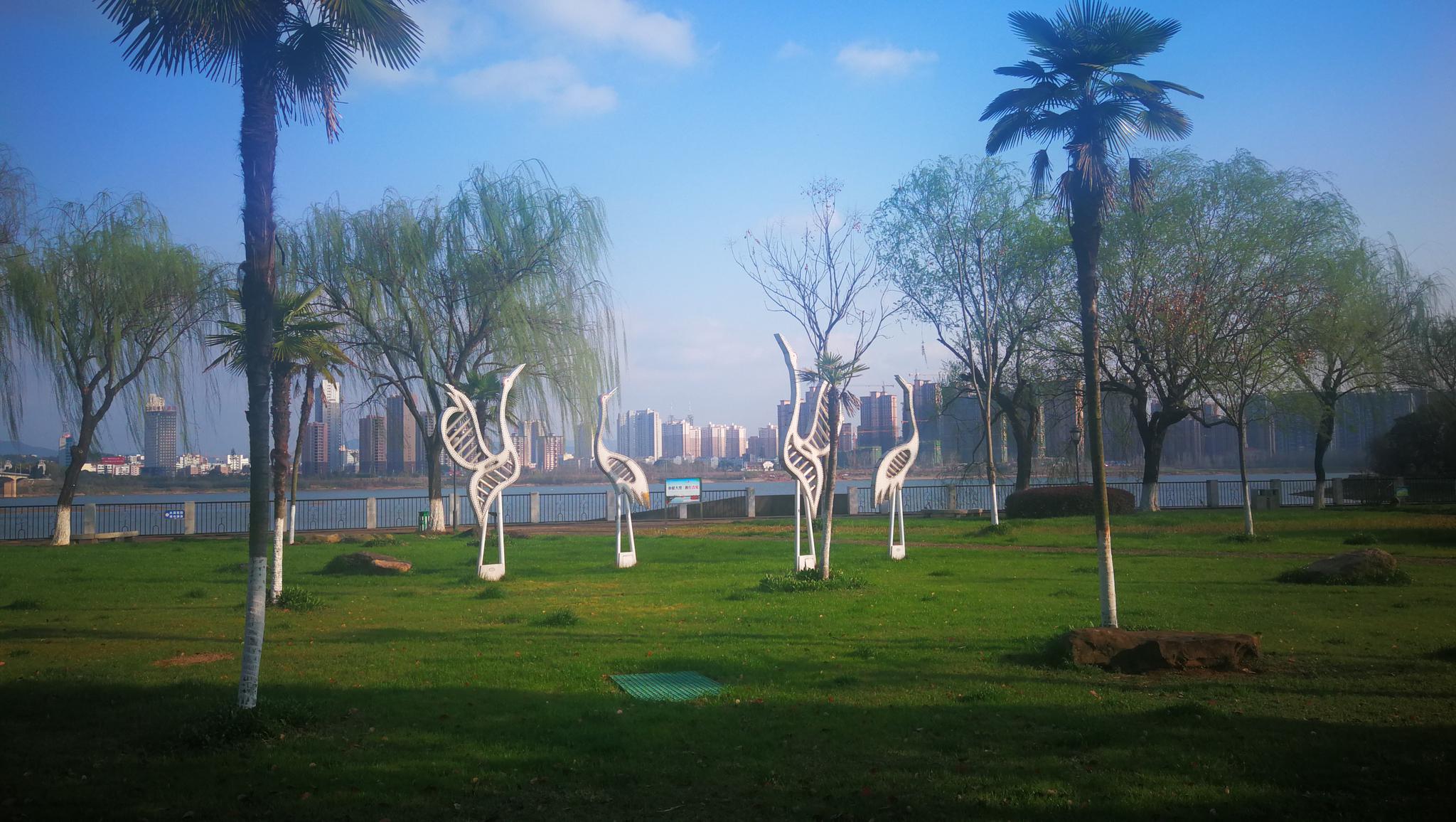 美丽吉安:滨江公园 吉安市最靓丽的滨江风景线