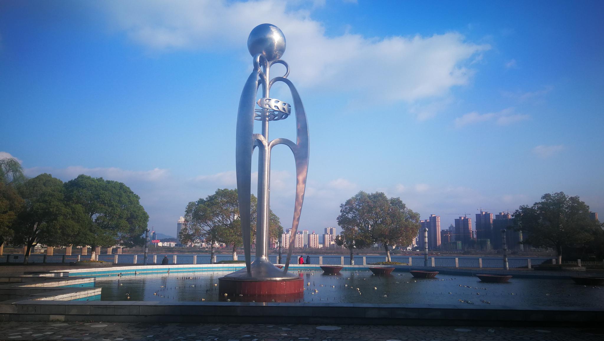 美丽吉安:滨江公园 吉安市最靓丽的滨江风景线