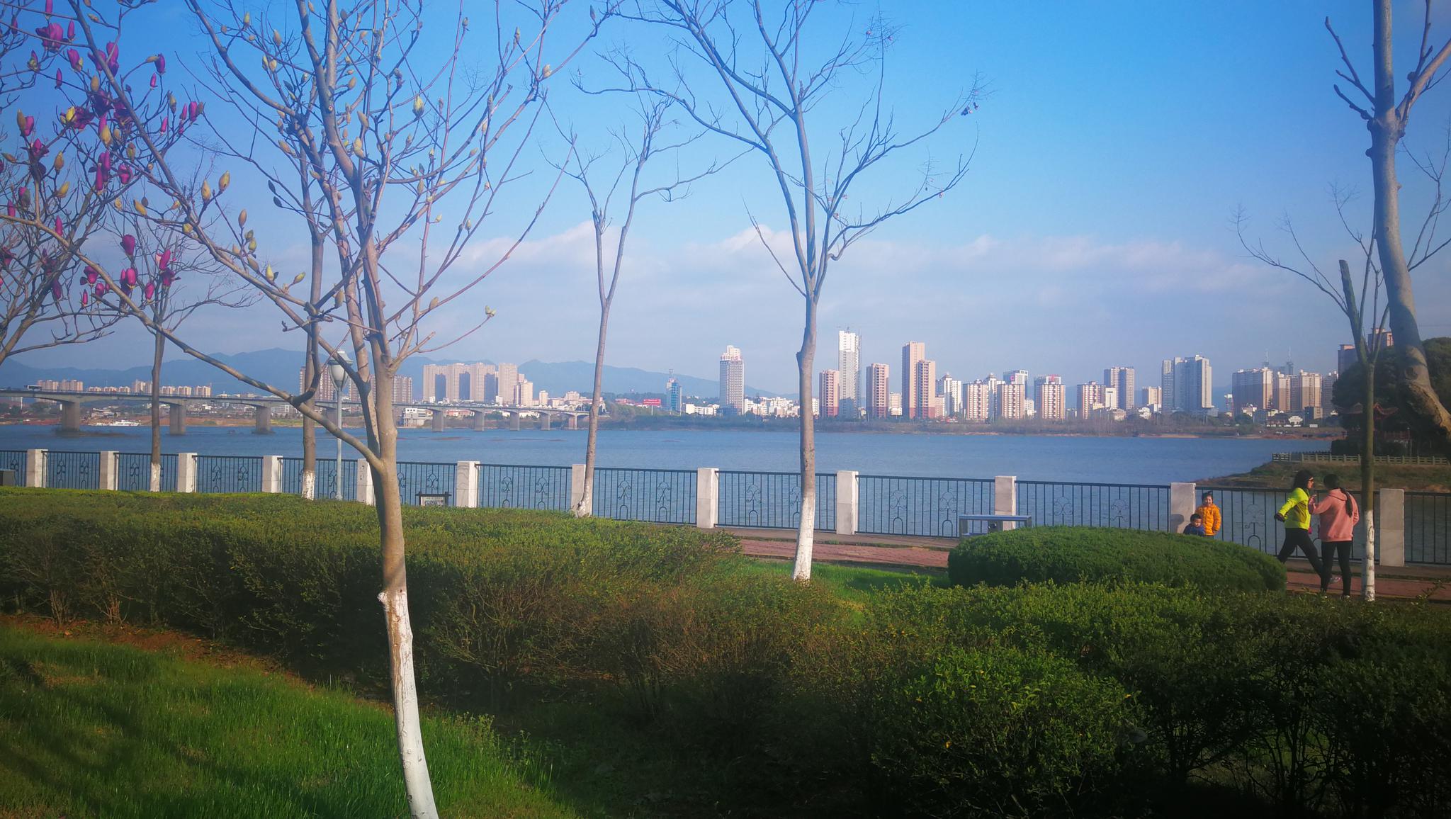 美丽吉安:滨江公园 吉安市最靓丽的滨江风景线