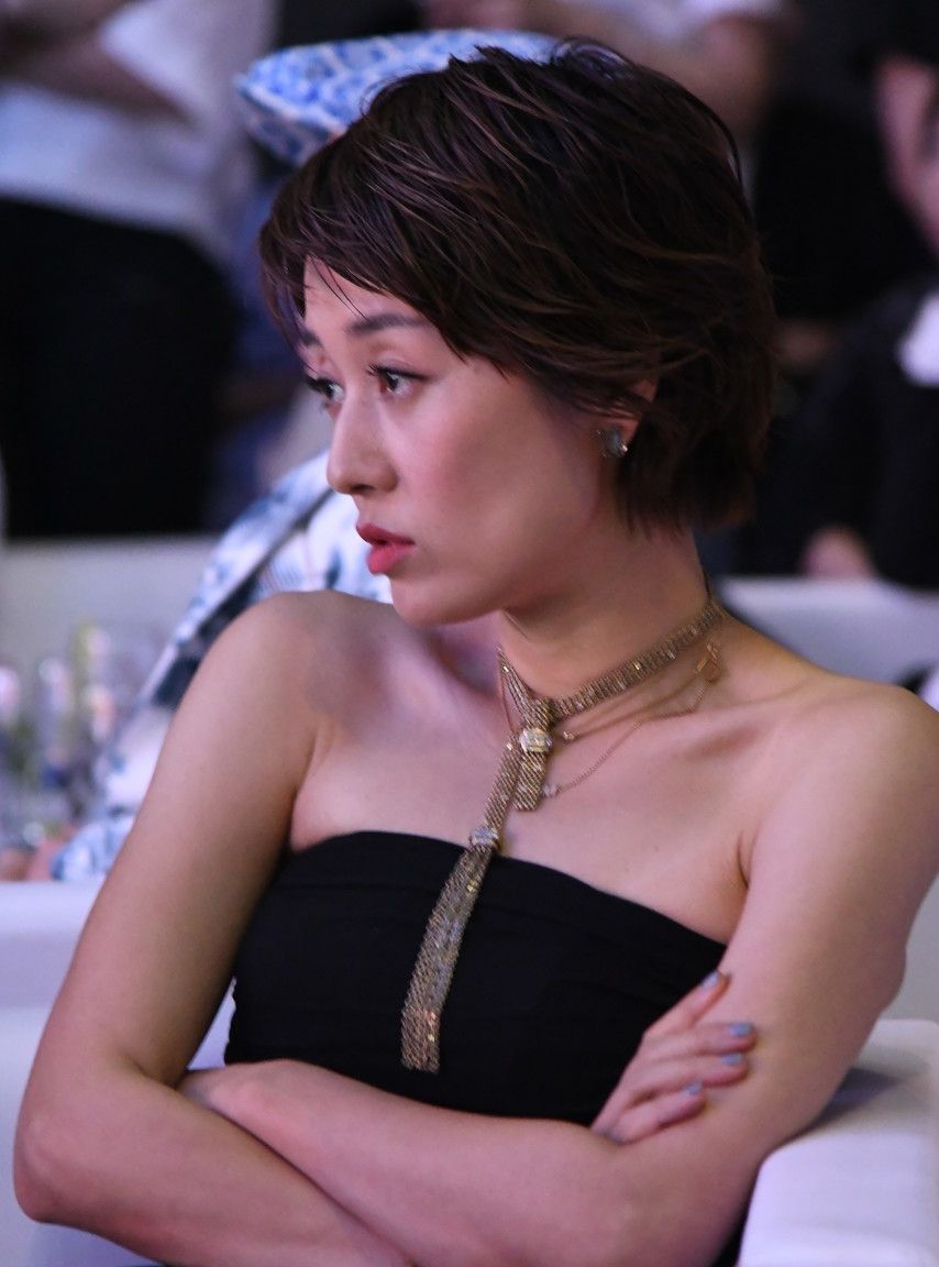 笑容洋溢的马伊琍,好美好耐看