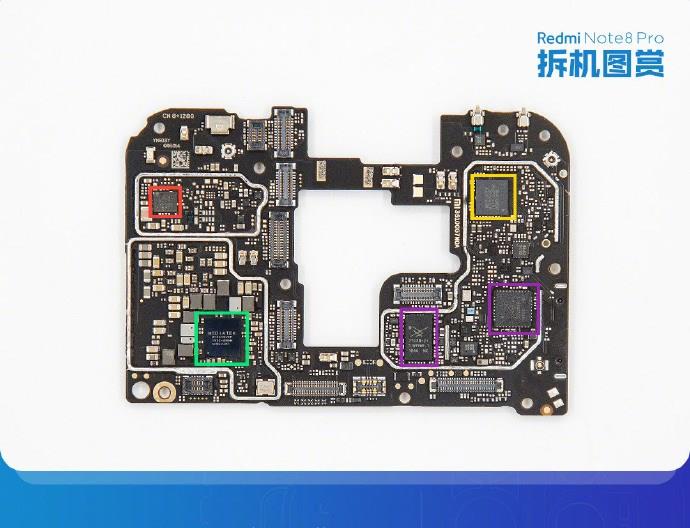 红米官方发布redmi note 8 pro手机拆机图赏