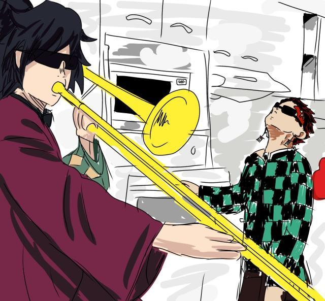 鬼灭之刃:富冈义勇搞笑图片「第一期」,推特网友们就停不下来了