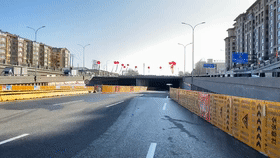 哈尔滨市三环王岗地道桥通车!