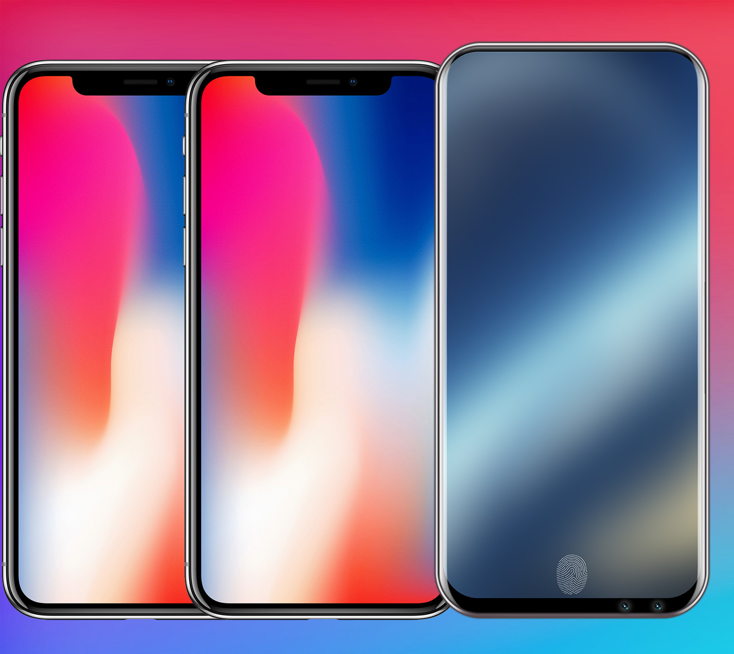 无刘海概念版荣耀magic2对比iphonex