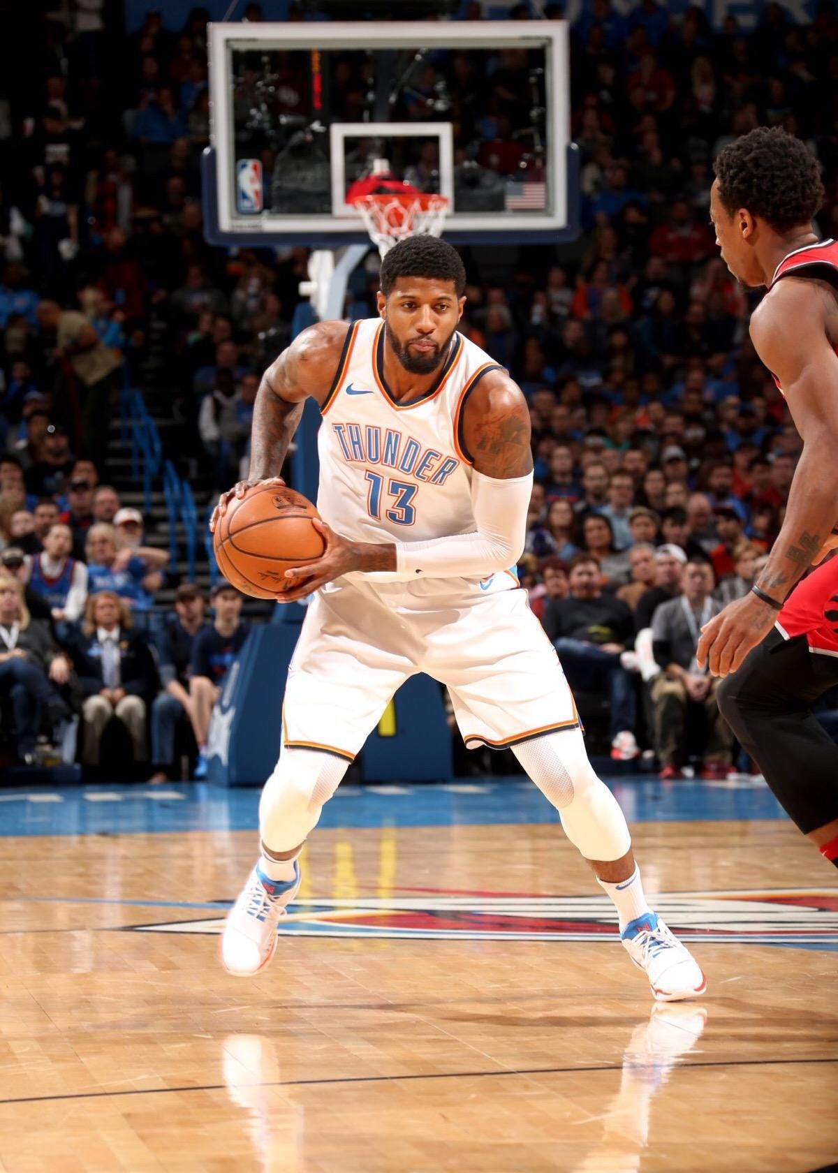 保罗乔治雷霆时期帅气高清壁纸 - 乔治壁纸电脑 - 实验室设备网