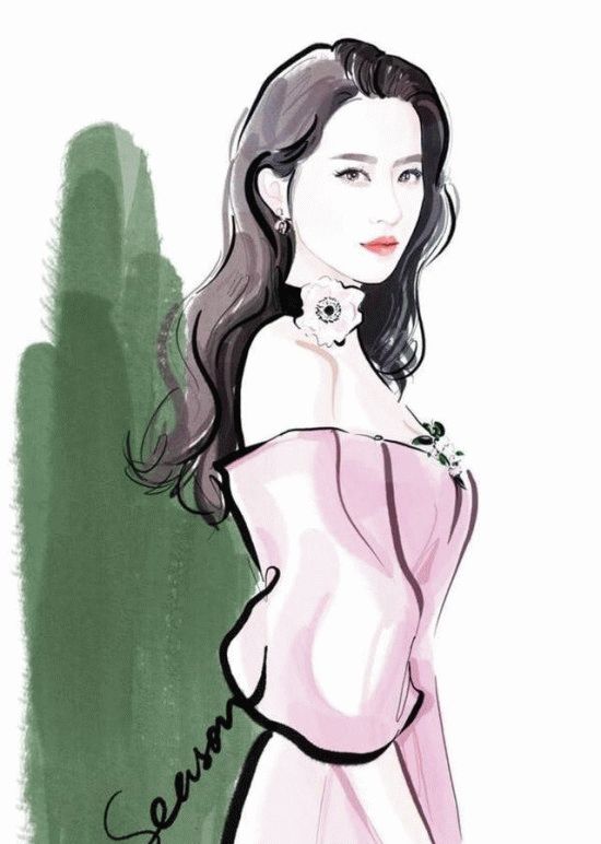 明星卡通画漫画形象逼真,你能认出哪些明星?