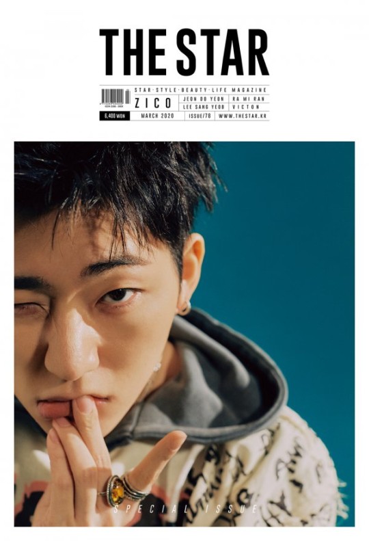 韩国歌手zico最新杂志写真曝光