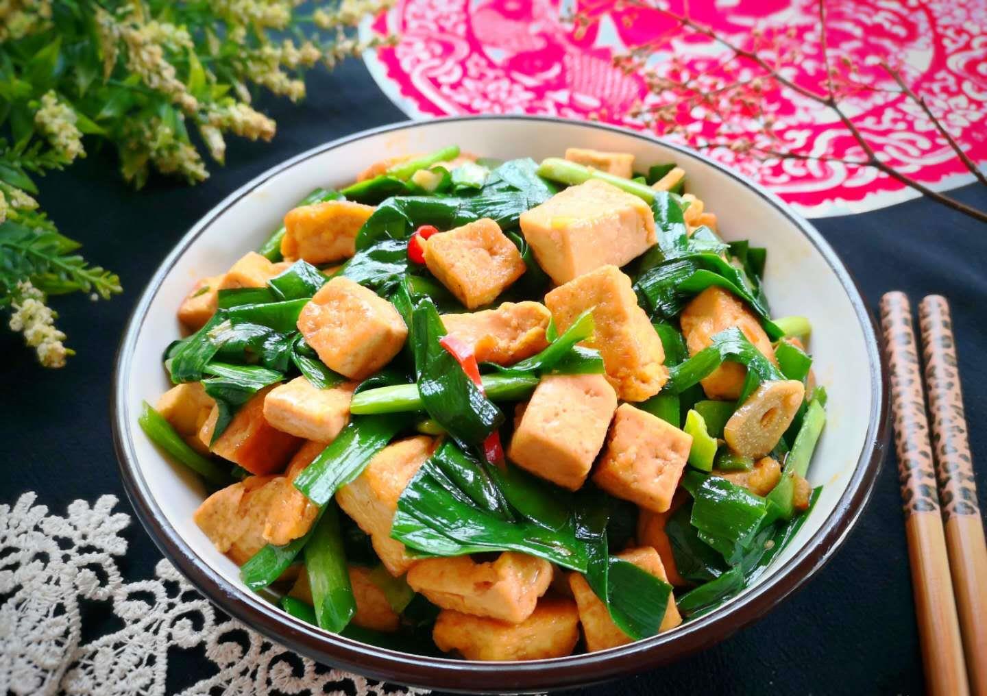 韭菜|豆腐|炒豆腐_新浪新闻