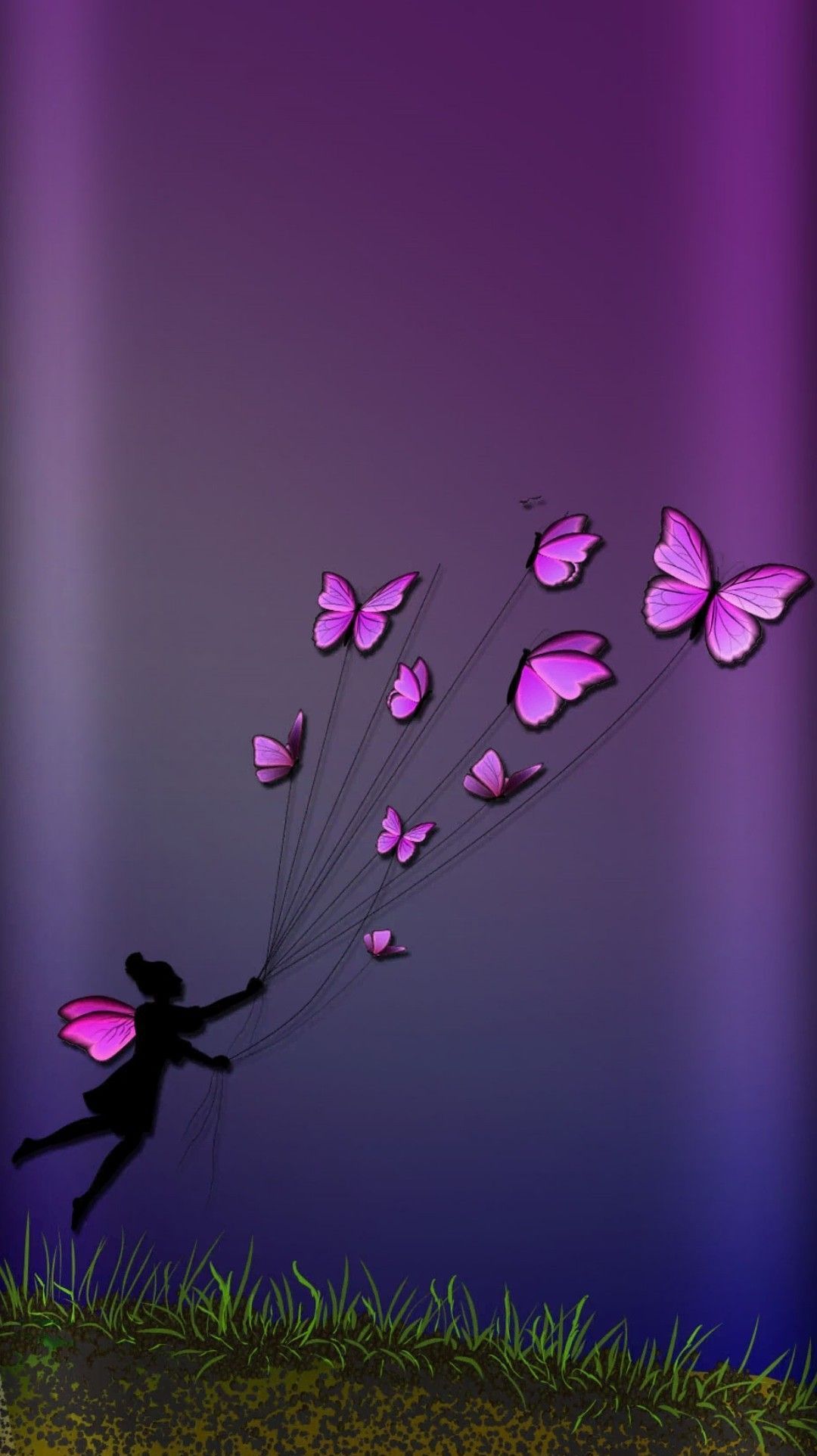很赞的手机壁纸梦幻紫