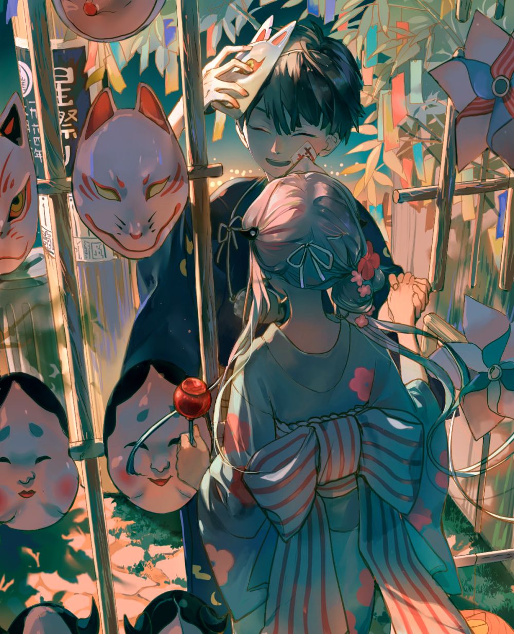 地缚少年花子君同人图 花宁cp锁起来 精选p站大神们的高清壁纸 地缚少年花子君同人图 花宁cp锁起来 精选p站大神们的高清壁纸