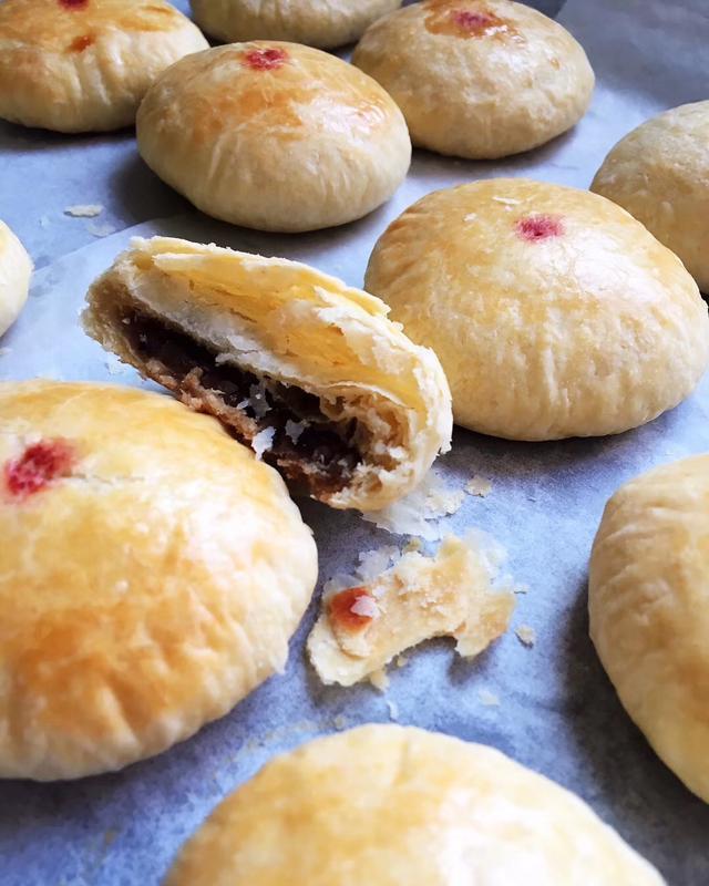 豆沙酥皮饼,皮儿酥,馅儿甜,好吃到停不下来的下午茶点心