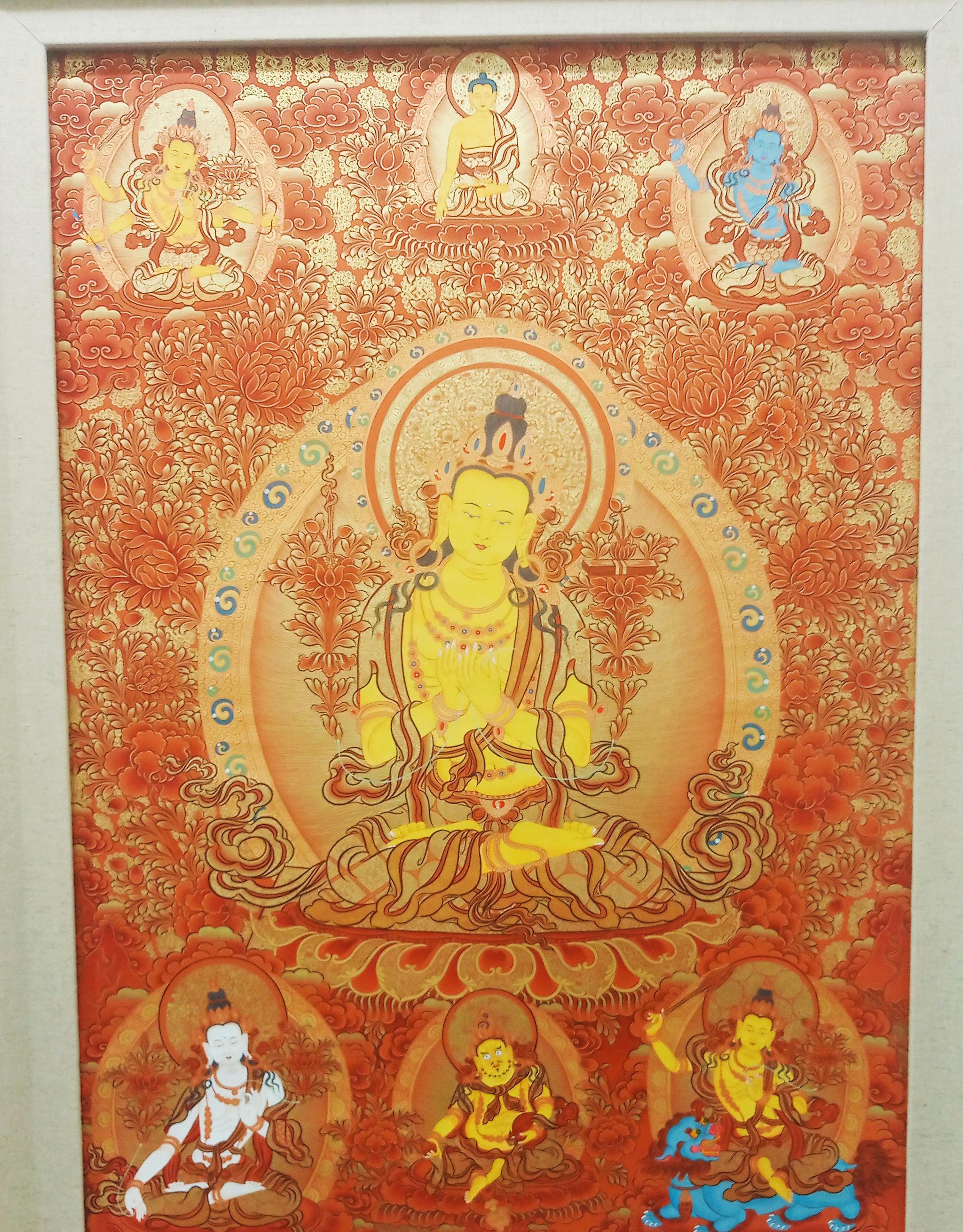 中国传统藏传佛教绘画文化艺术唐卡欣赏