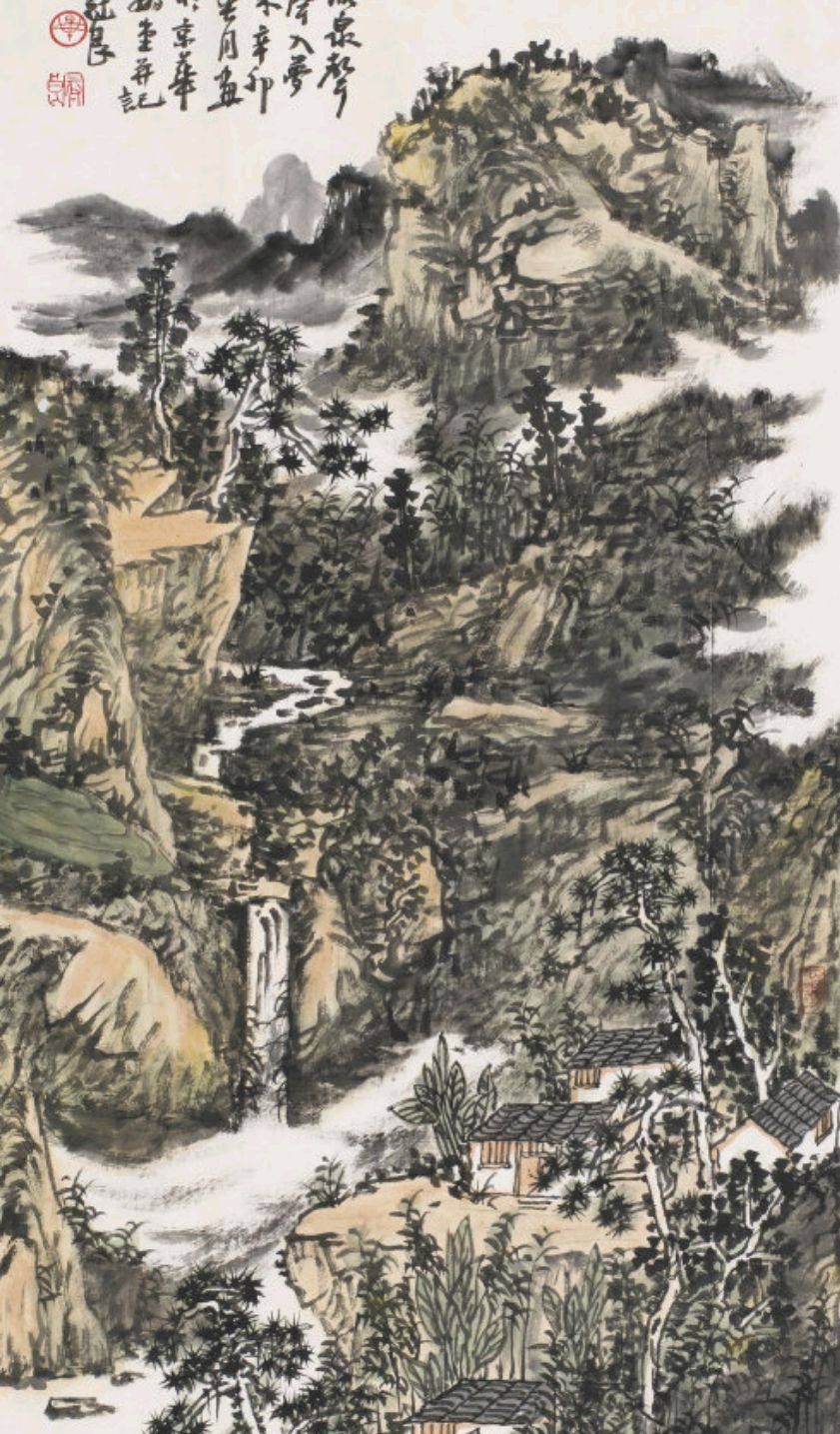 当代著名山水画家龙瑞,精品作品欣赏!