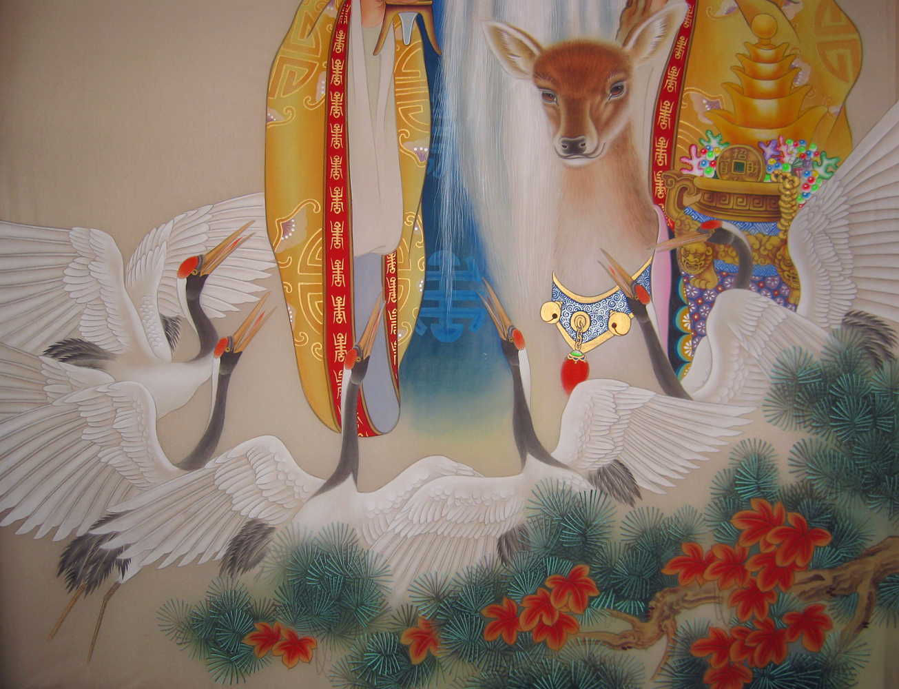 福如东海寿比南山寿星南极仙翁的身份