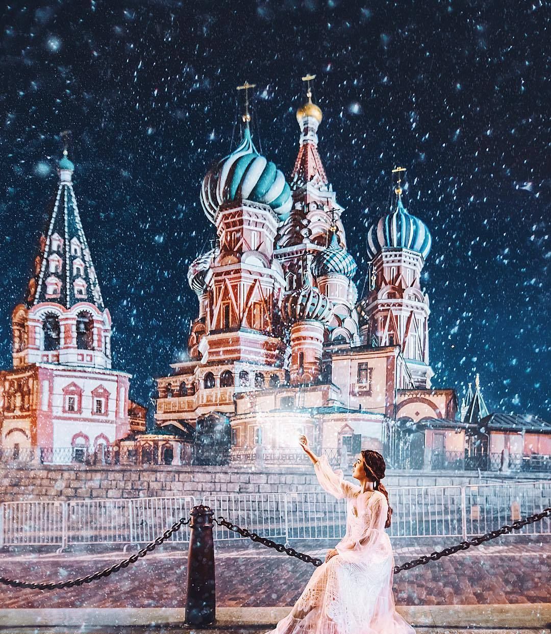俄罗斯摄影师镜头下的:梦幻的"童话之城"莫斯科