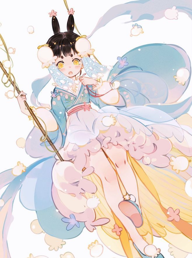 奇想镜花缘花神萌萌哒