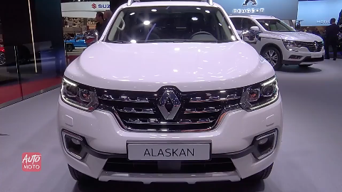 新款雷诺阿拉斯加皮卡车细节,这车不光可以拉货还能越野