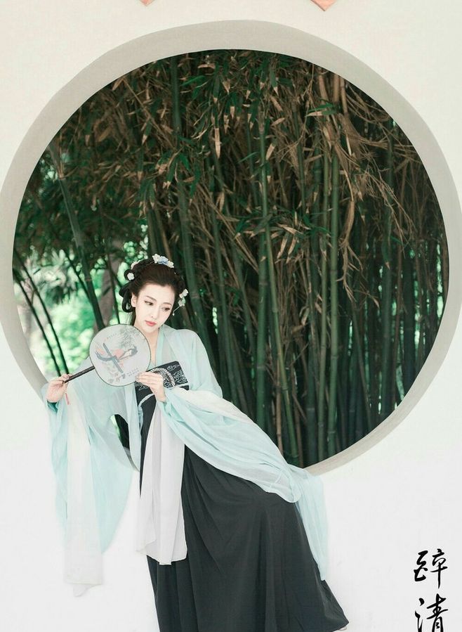 长裙连理带,广袖合欢襦|汉服之美|汉服|袍服|宽袍_新浪新闻