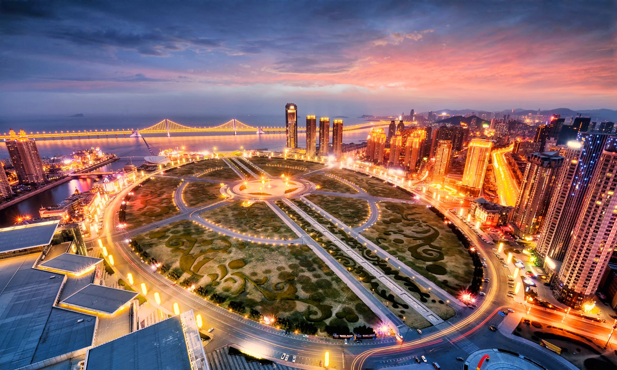 到星海广场与棒棰岛发现大连的美