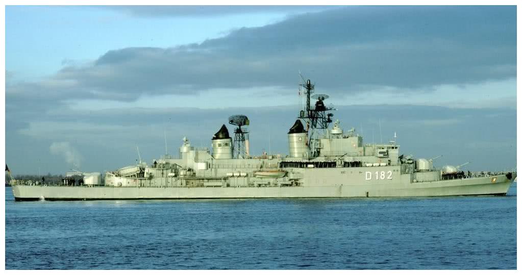 二战后德国自行设计建造的唯一驱逐舰汉堡级驱逐舰