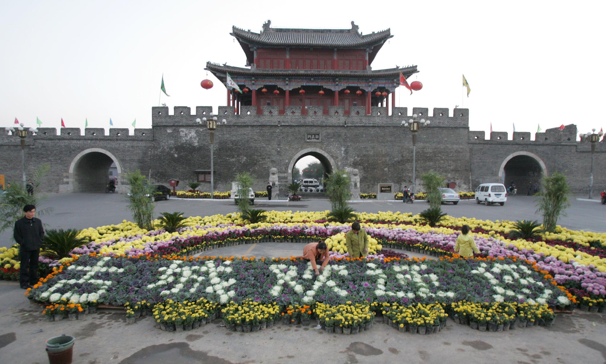 商丘万商之源春秋宋都古城书院火神台