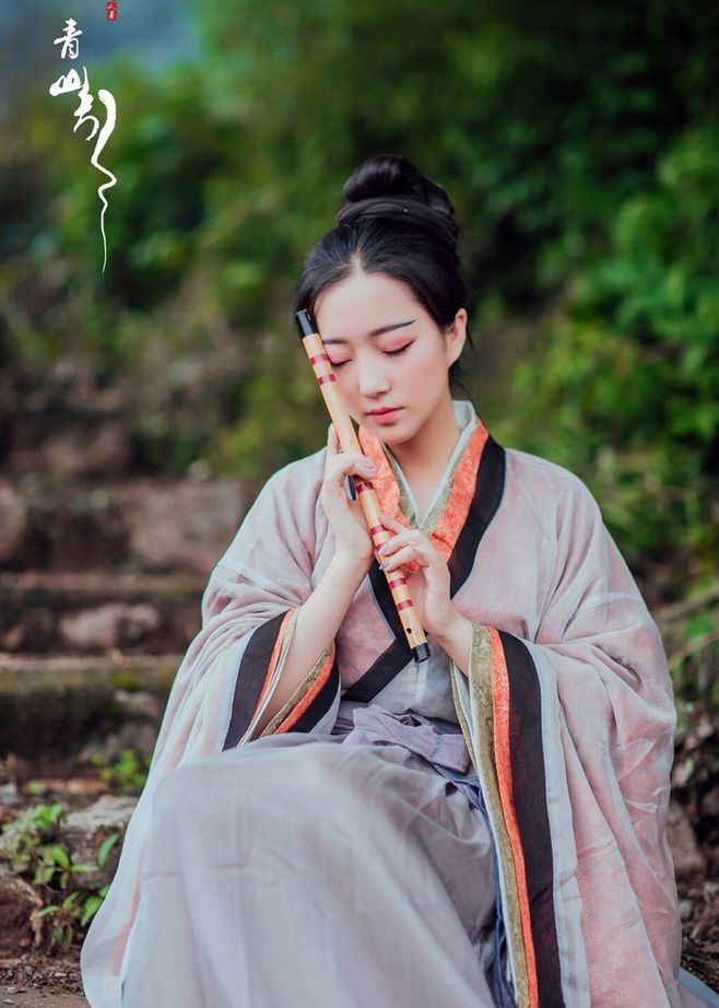 长裙连理带,广袖合欢襦|汉服之美|汉服|袍服|宽袍_新浪新闻