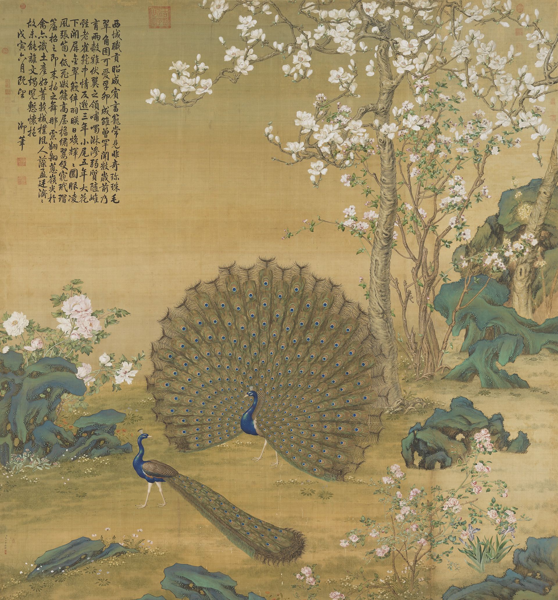 一个意大利人却是清朝的宫廷画师来欣赏郎世宁的传世绘画