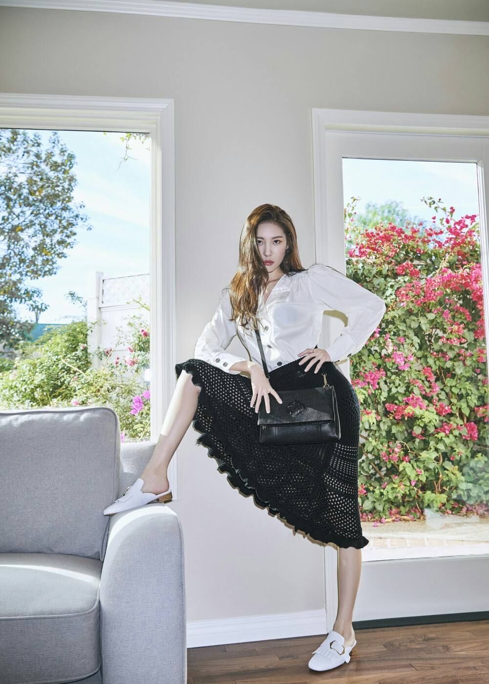 李宣美:被称为"南韩第一腿精",两腿美腿惹人羡慕_高清图集_新浪网