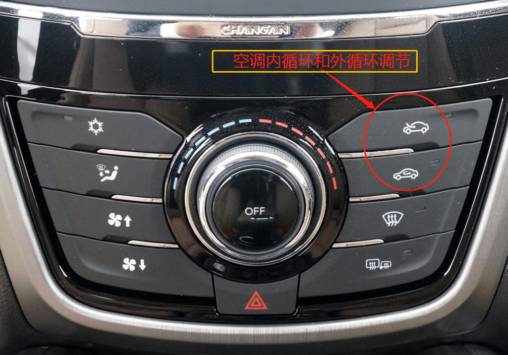 长安cs75汽车空调功能操作说明