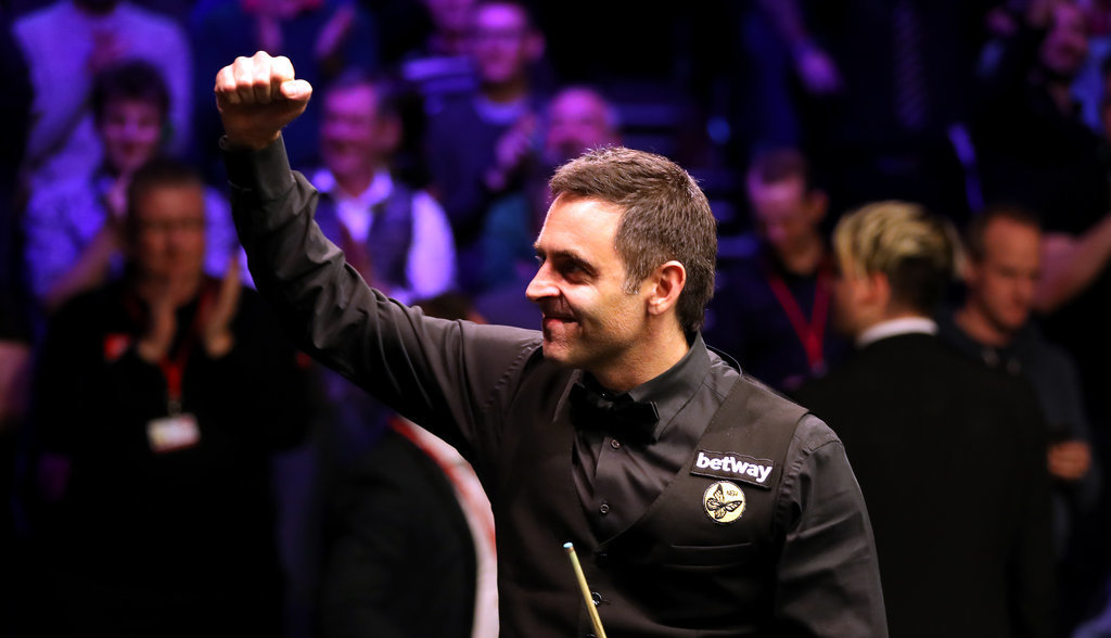 势不可挡!奥沙利文10-6大胜小钢炮,霸气加冕七冠王!