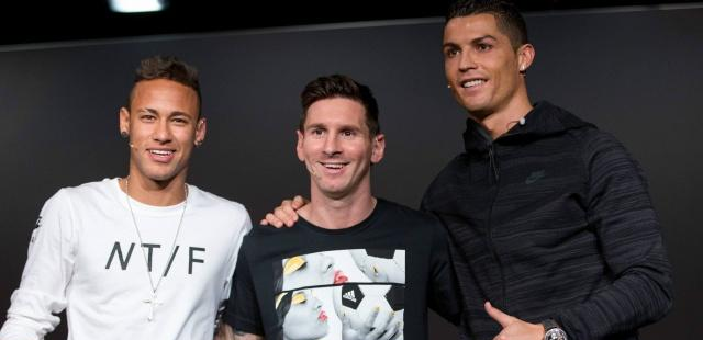 福布斯名人收入榜公布!梅西1.27亿美元列第4