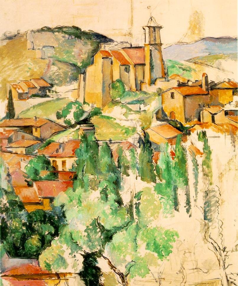 西方现代主义绘画之父,保罗.塞尚油画作品欣赏集二