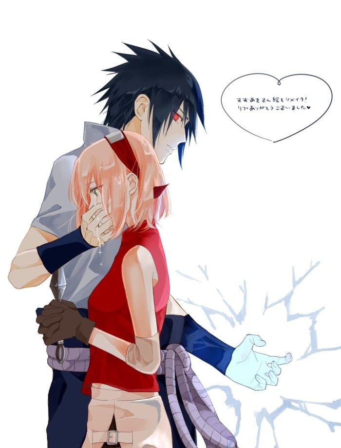 火影忍者:佐助小樱恩爱壁纸走一波!全剧颜值最高的一对!