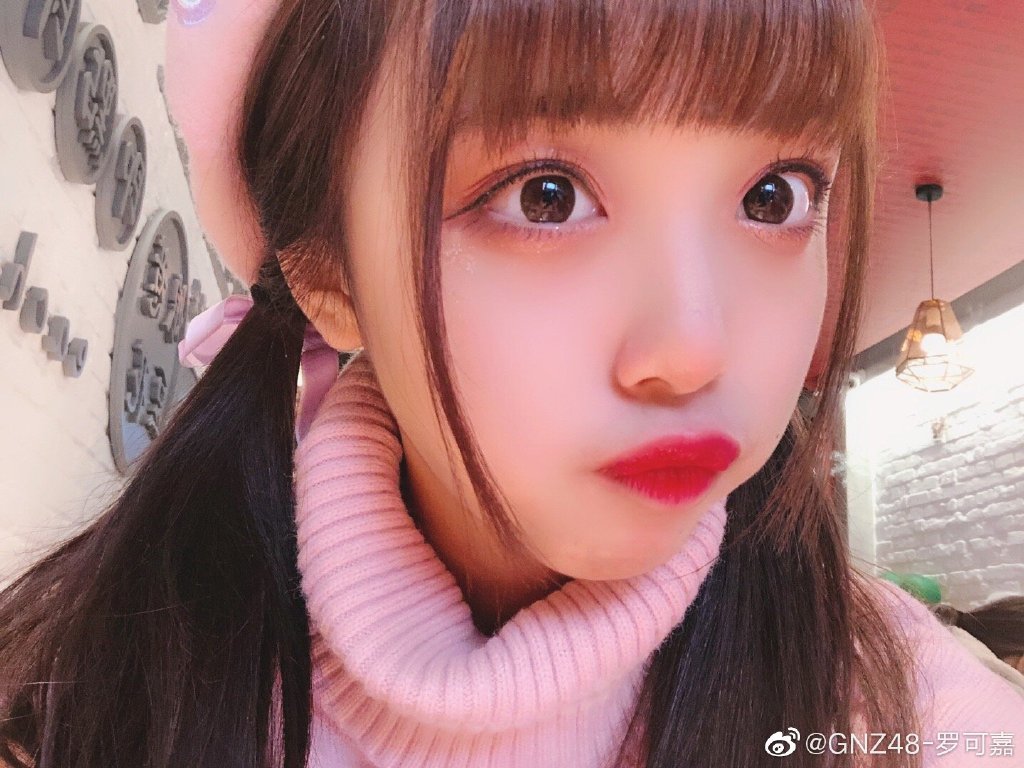 偶像美少女gnz48-罗可嘉迷人可爱写真美照_高清图集_新浪网