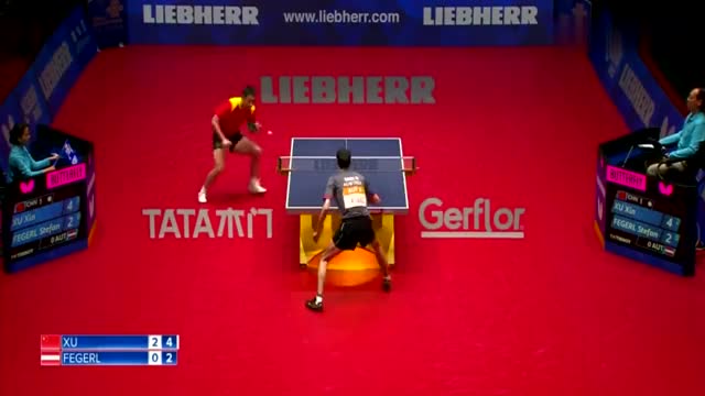 2018澳大利亚公开赛男子单打半决赛 许昕vs张