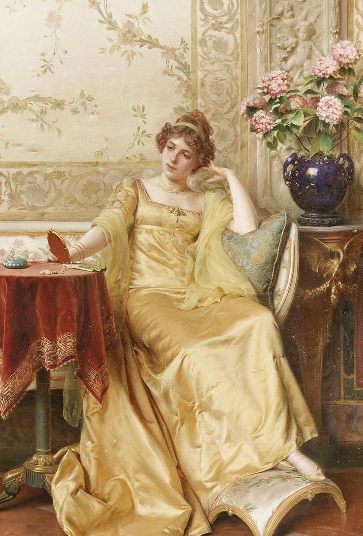 古典与唯美:意大利油画大师charles joseph frederick作品欣赏