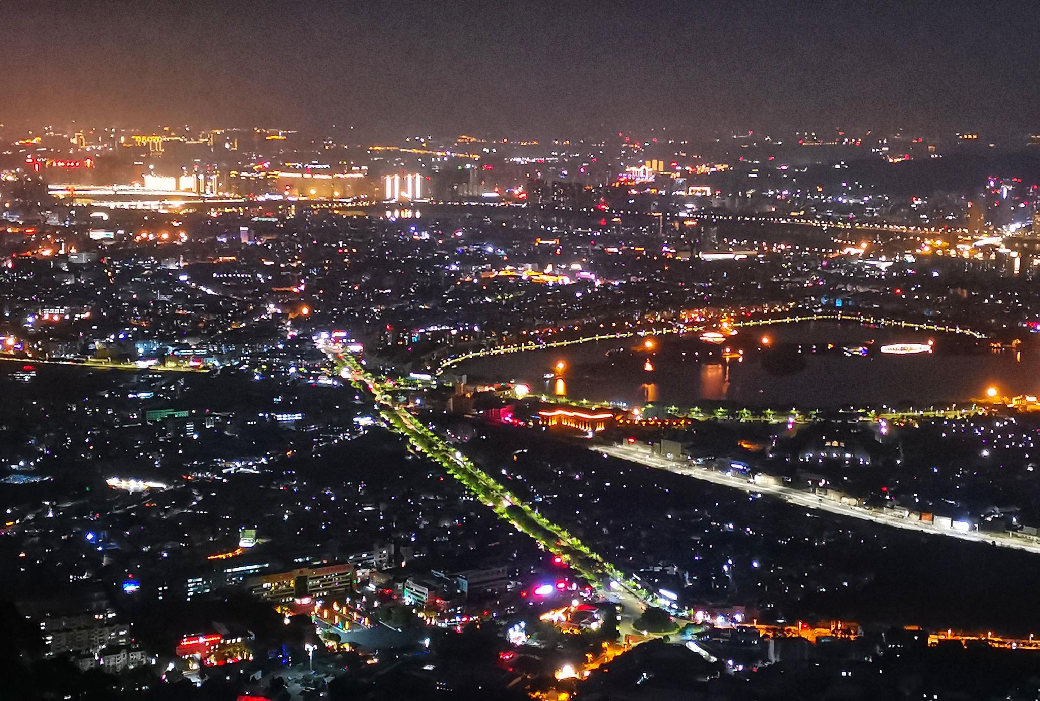 泉州清源山夜景图片